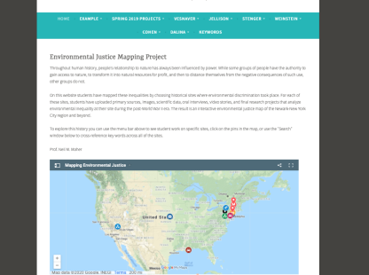 Mapping Enviro Justice project