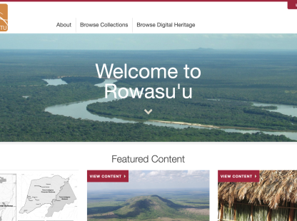 Screenshot of Rowasu'u Homepage